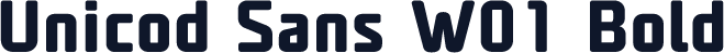 Unicod Sans W01 Bold