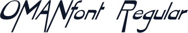 OMANfont Regular