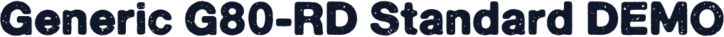 Generic G80-RD Standard DEMO