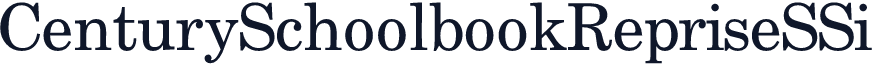 CenturySchoolbookRepriseSSi