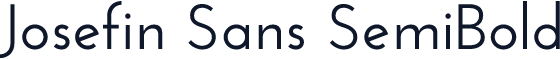 Josefin Sans SemiBold