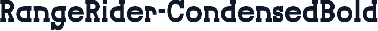 RangeRider-CondensedBold