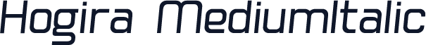 Hogira-MediumItalic