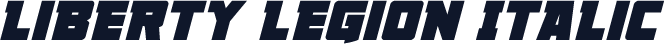 Liberty Legion Italic