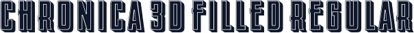 Chronica 3D Filled Regular