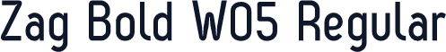 Zag Bold W05 Regular