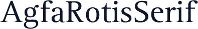 AgfaRotisSerif