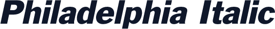 Philadelphia Italic
