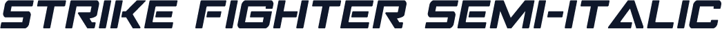 Strike Fighter Semi-Italic