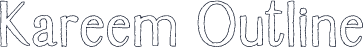 Kareem Outline