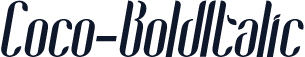 Coco-BoldItalic