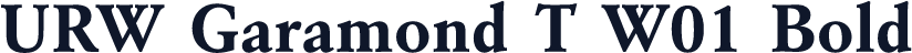 URW Garamond T W01 Bold