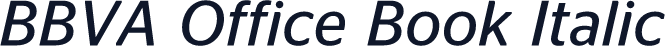BBVA Office Book Italic