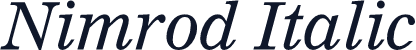 Nimrod Italic