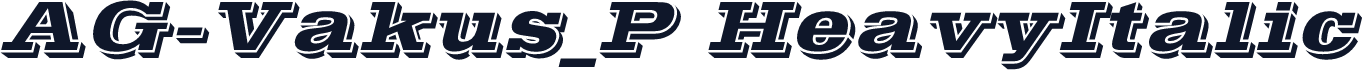 AG-Vakus_P HeavyItalic