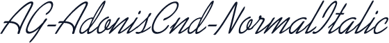 AG-AdonisCnd-NormalItalic