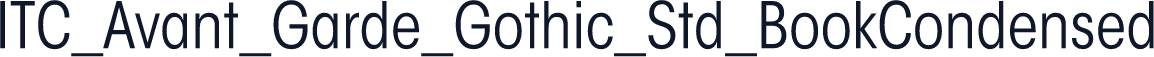 ITC_Avant_Garde_Gothic_Std_BookCondensed
