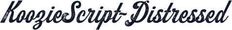 KoozieScript-Distressed