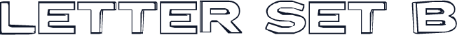 Letter Set B
