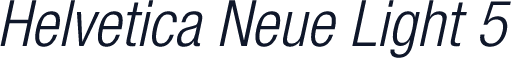 Helvetica Neue Light 5