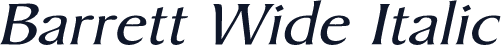 Barrett Wide Italic