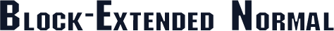 Block-Extended Normal