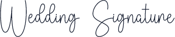 Wedding Signature
