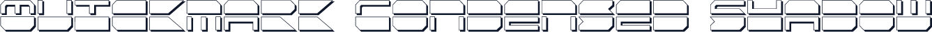 Quickmark Condensed Shadow