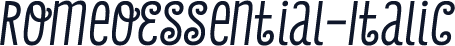RomeoEssential-Italic