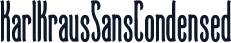 KarlKrausSansCondensed