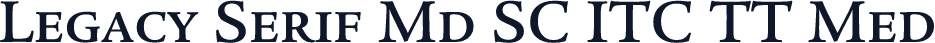 Legacy Serif Md SC ITC TT Med