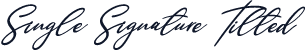 Single Signature Tilted