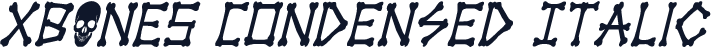 xBONES Condensed Italic