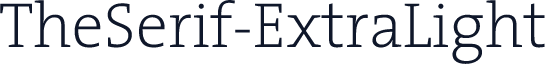 TheSerif-ExtraLight