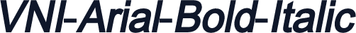 VNI-Arial-Bold-Italic