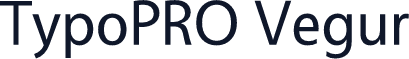 TypoPRO Vegur