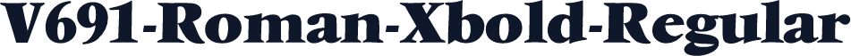 V691-Roman-Xbold-Regular