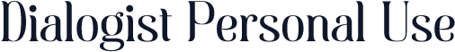 Dialogist Personal Use