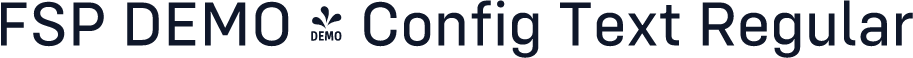 FSP DEMO - Config Text Regular