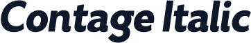 Contage Italic