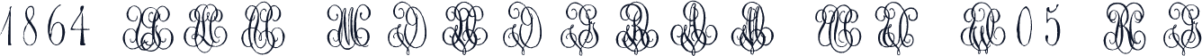 1864 GLC Monogram UV W05 Rg