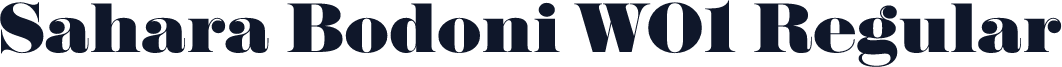 Sahara Bodoni W01 Regular