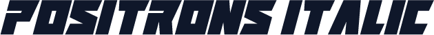 Positrons Italic