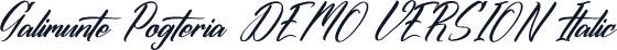 Galimunte Pogteria DEMO VERSION Italic