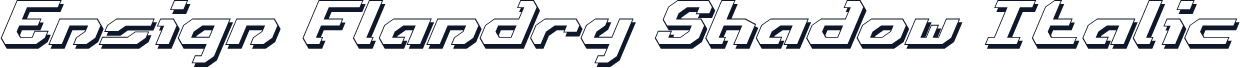 Ensign Flandry Shadow Italic