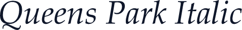 Queens Park Italic