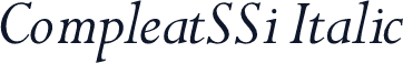 CompleatSSi Italic
