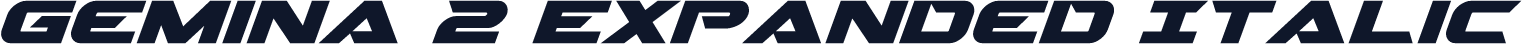 Gemina 2 Expanded Italic