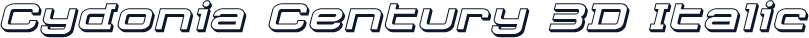 Cydonia Century 3D Italic