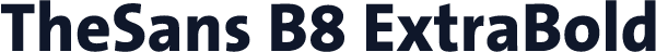 TheSans B8 ExtraBold